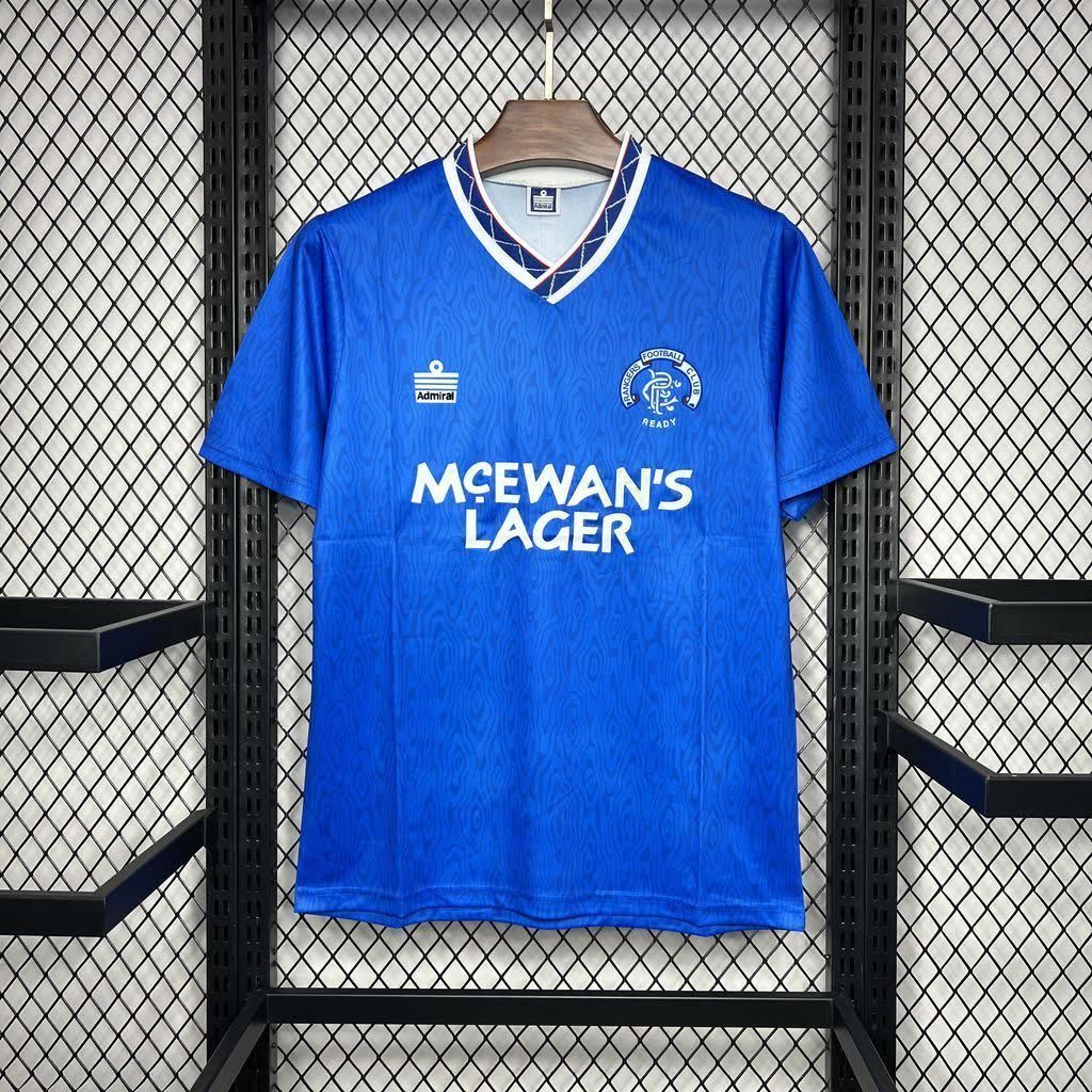 Football Shirt Rangers Home 90-92 Retro extra 3