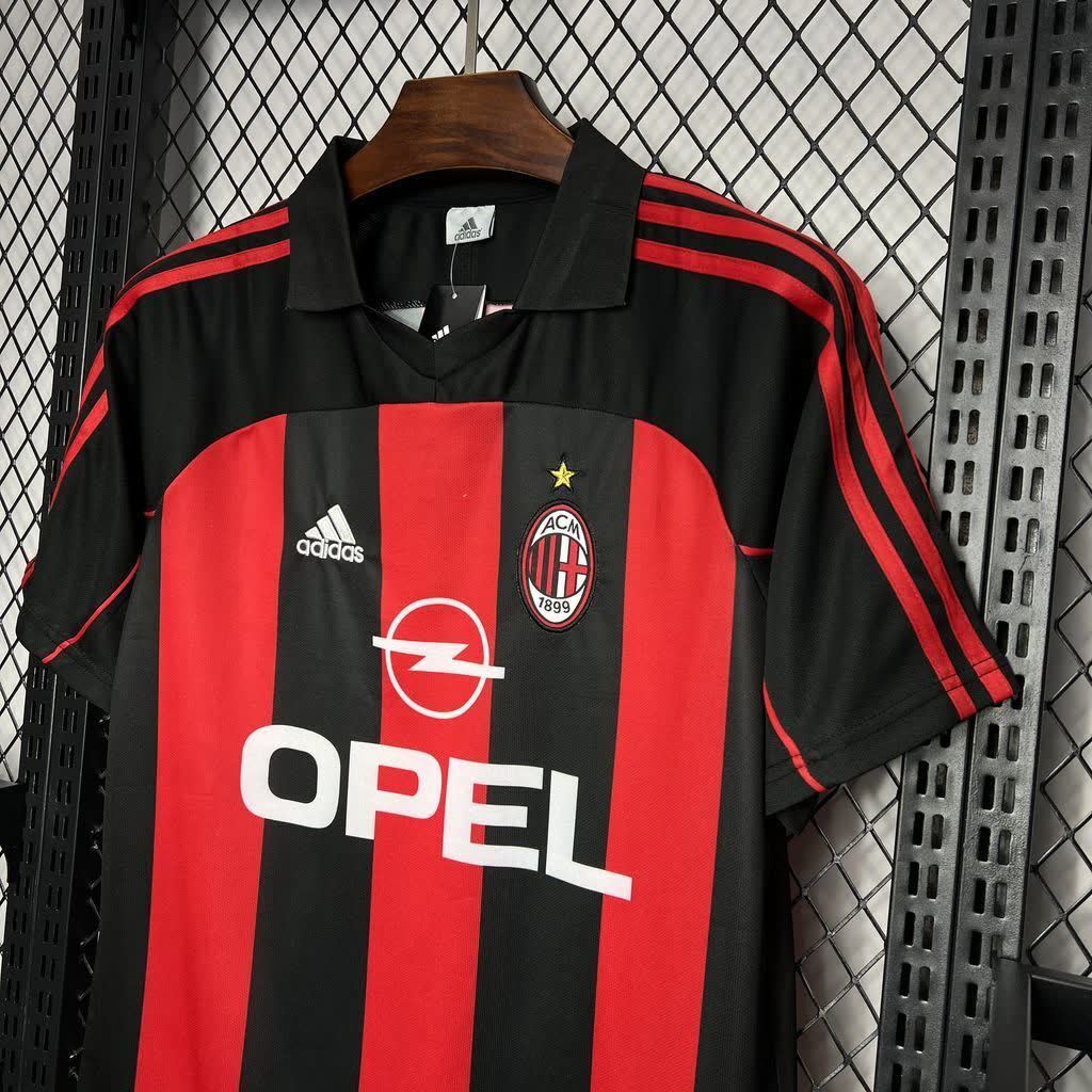 Football Shirt AC Milan Home 00-02 Retro extra 3