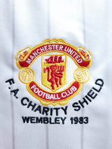 Football Shirt Manchester United Away 83-84 Retro back