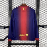 Football Shirt FC Barcelona Home 12-13 Long Sleeves Retro back