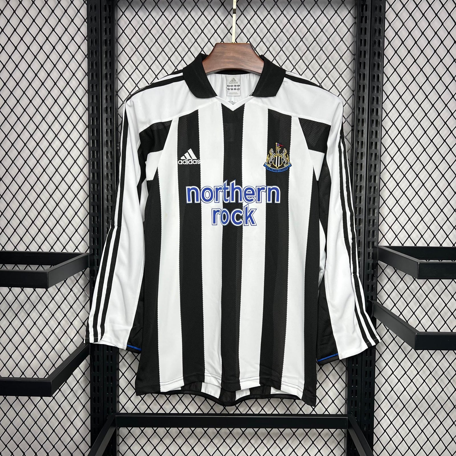 Football Shirt Newcastle United Home 03-05 Retro Long Sleeves extra 2