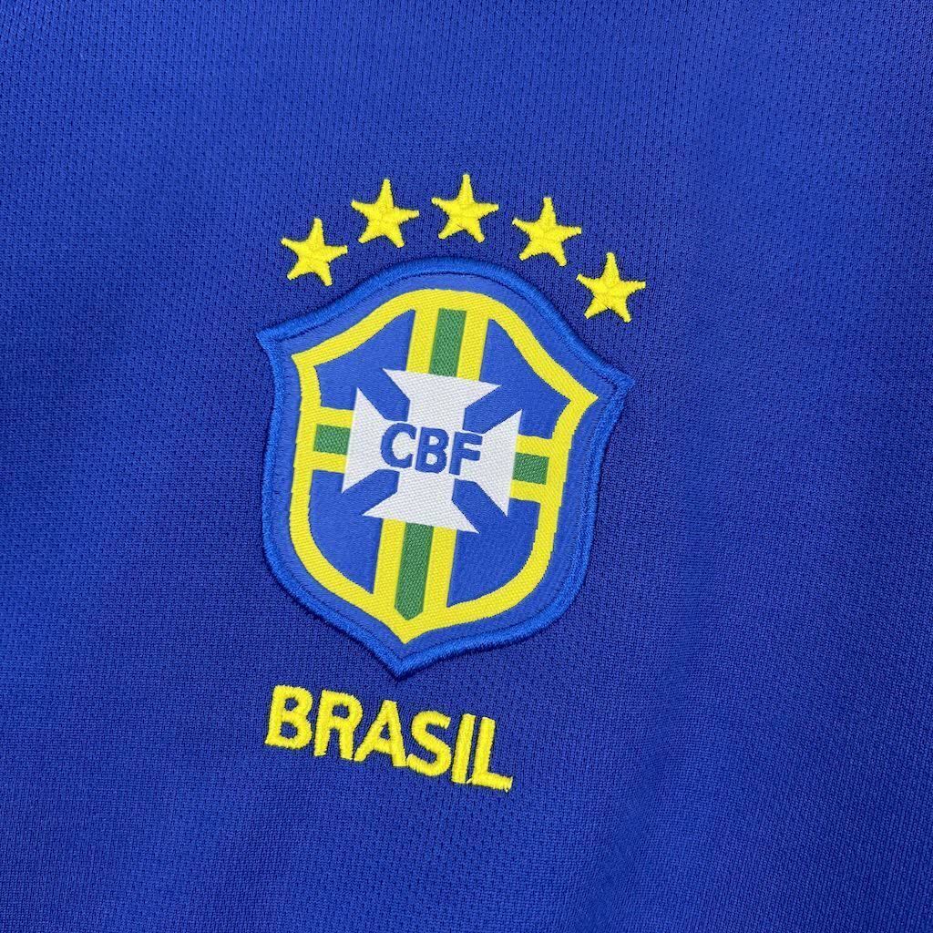 Football Shirt Brazil Away 04-06 Retro extra 2
