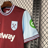Football Shirt West Ham United Home 24-25 extra 3