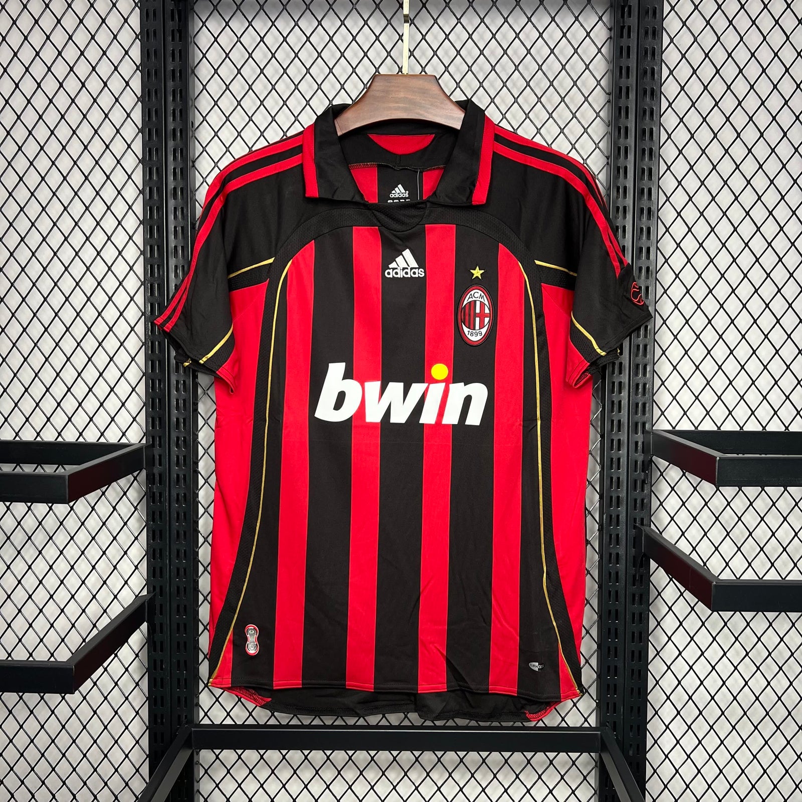 Football Shirt AC Milan Home 06-07 Retro extra 4