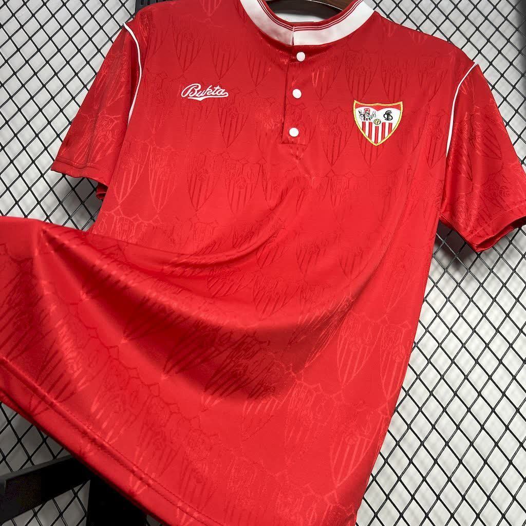 Football Shirt Sevilla FC Away 91-92 Retro extra 3