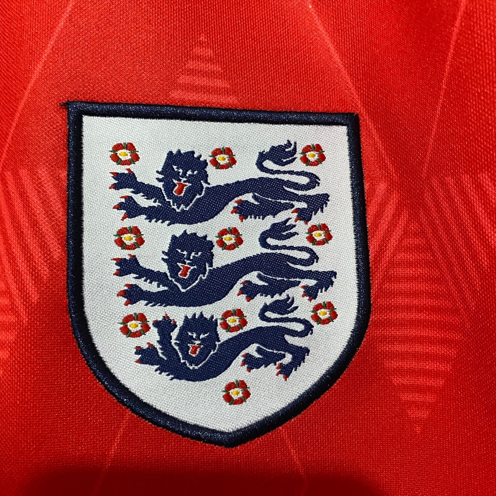 Football Shirt England Away 1990 Retro extra 3