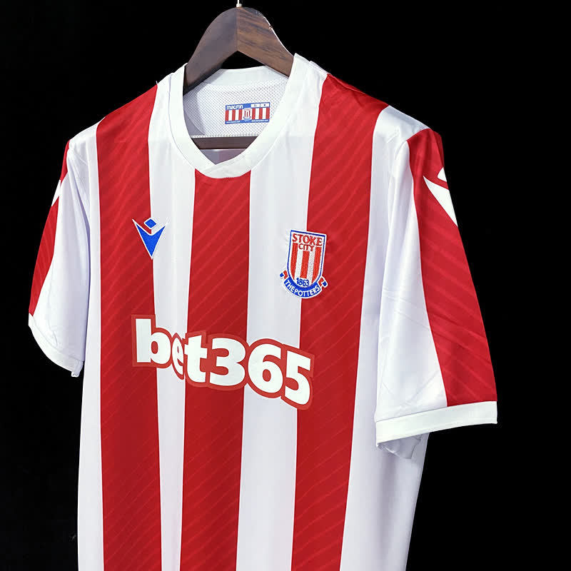 Football Shirt Stoke City Home 21-22 extra 3