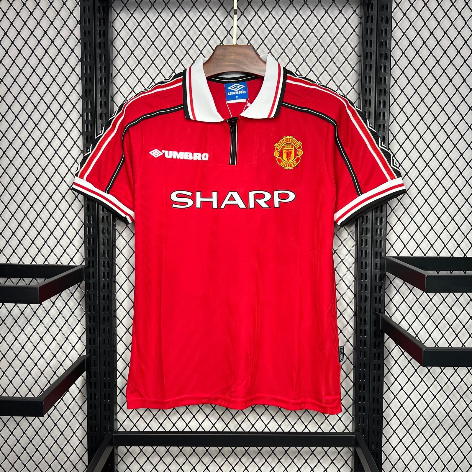 Football Shirt Manchester United Home 98-99 Retro extra 3