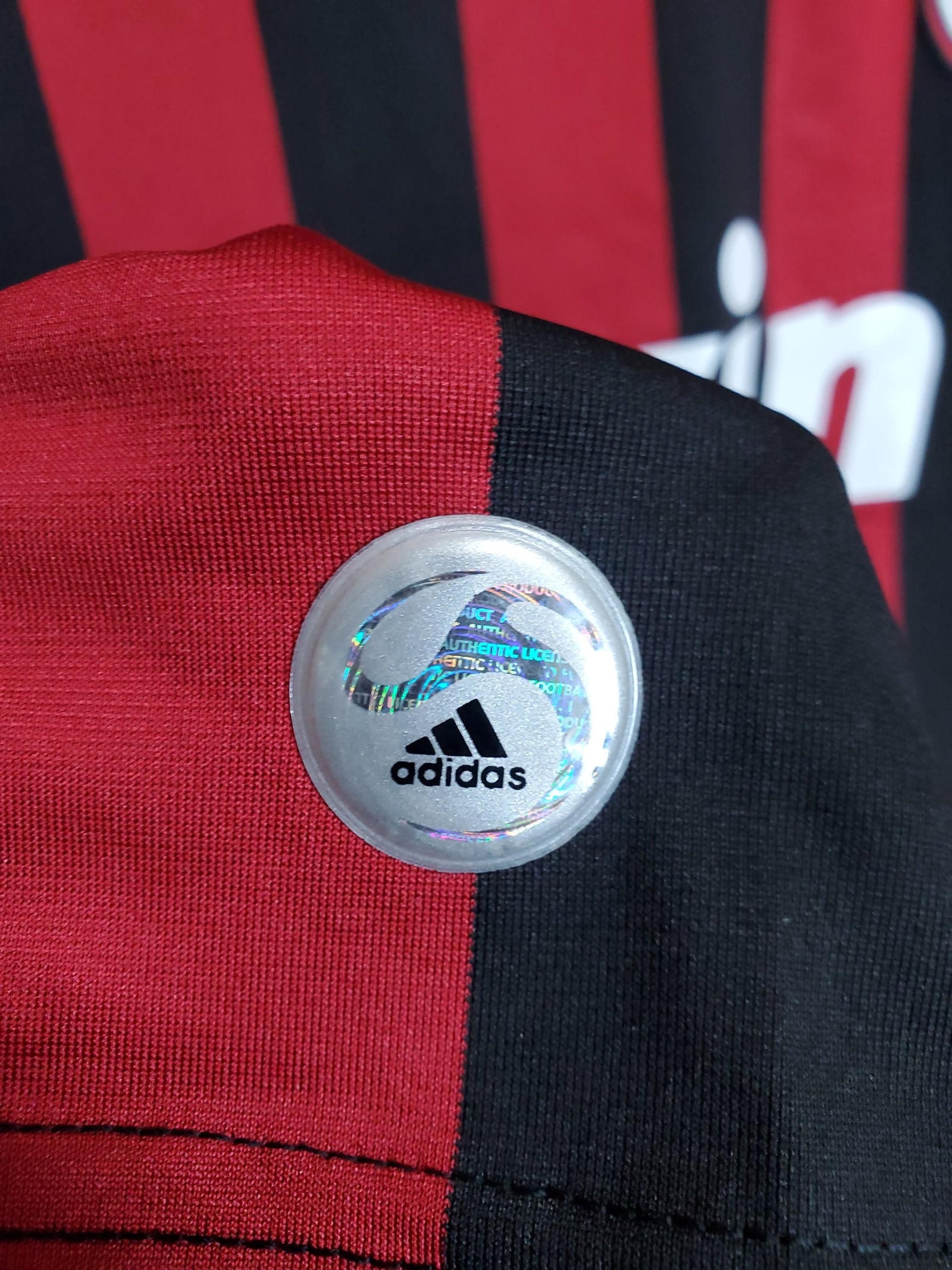 Football Shirt AC Milan Home 09-10 Retro extra 3