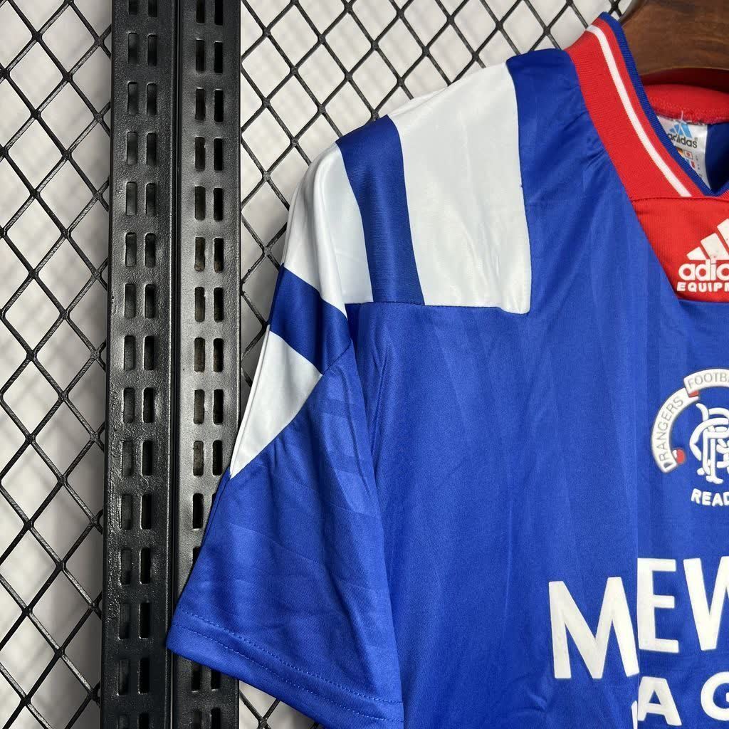 Football Shirt Rangers FC Home 92-94 Retro extra 3