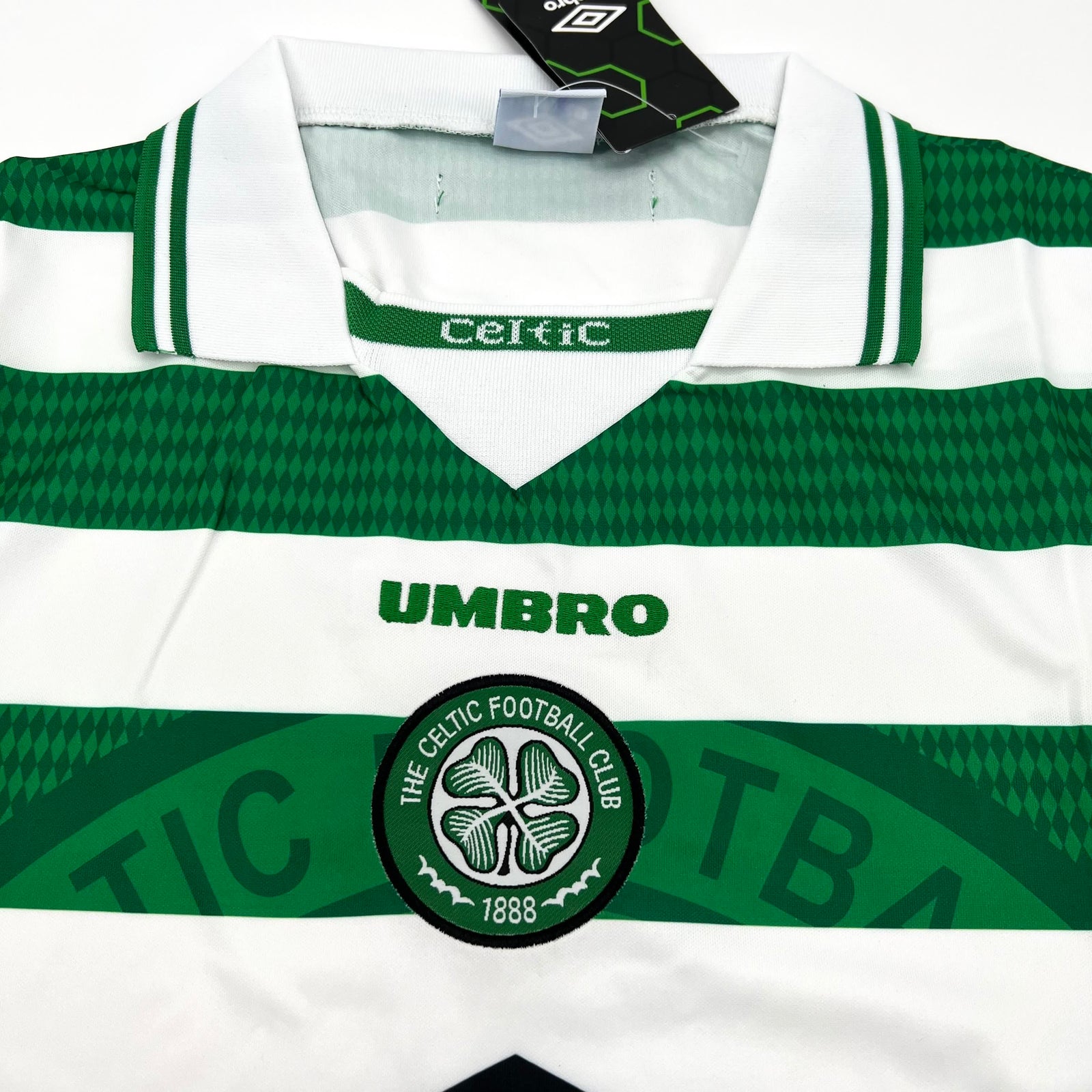 Football Shirt Celtic FC Home 98-99 Retro extra 3