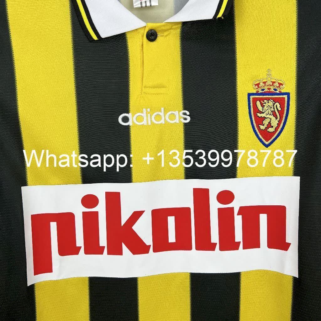 Football Shirt Real Zaragoza Away 96-97 Retro extra 3