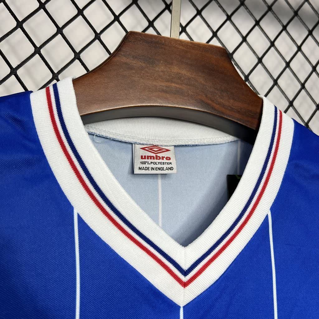 Football Shirt Rangers Home 82-84 Retro extra 4