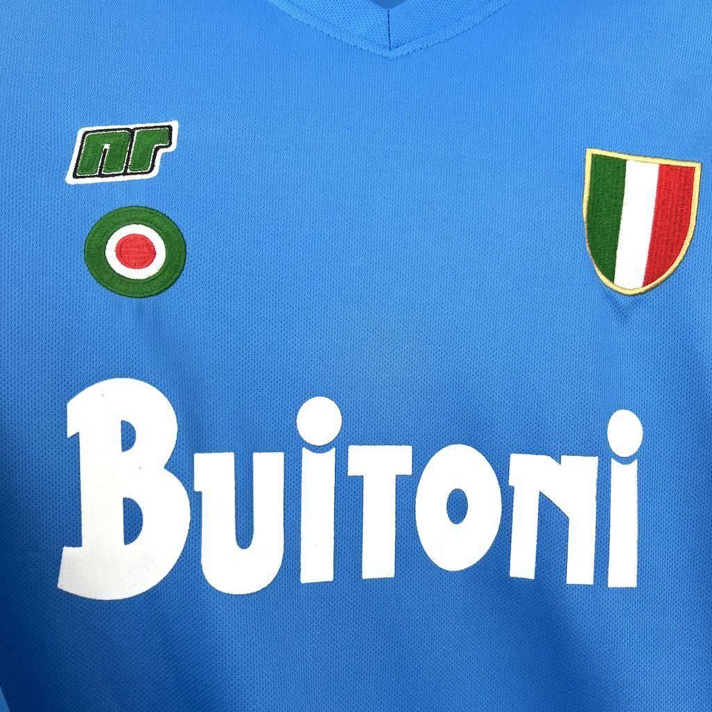 Football Shirt SSC Napoli Home 87-88 Retro extra 3