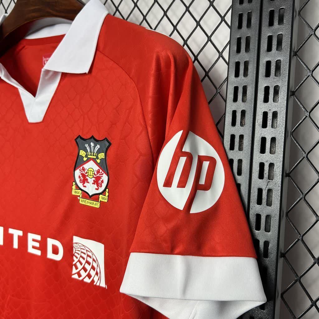 Football Shirt Wrexham Home 24-25 extra 3