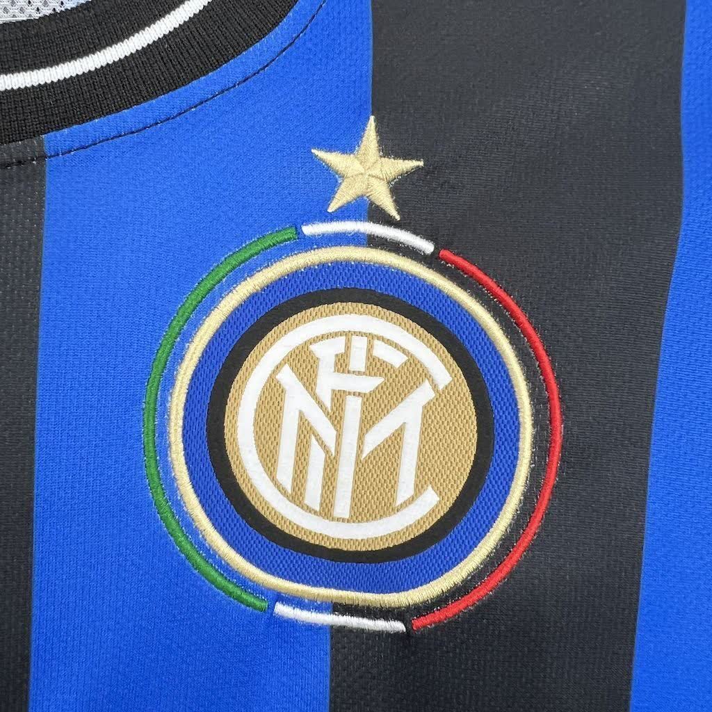 Football Shirt Inter Milan Home 09-10 Long Sleeves Retro extra 3