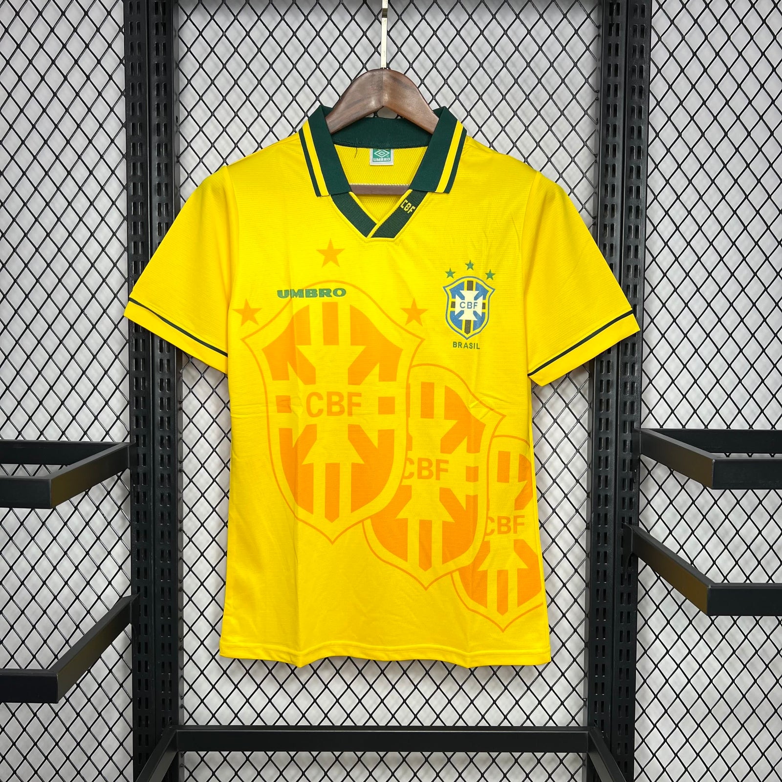 Football Shirt Brazil Home 1994 Retro extra 3