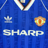Football Shirt Manchester United Away 88-89 Retro extra 3