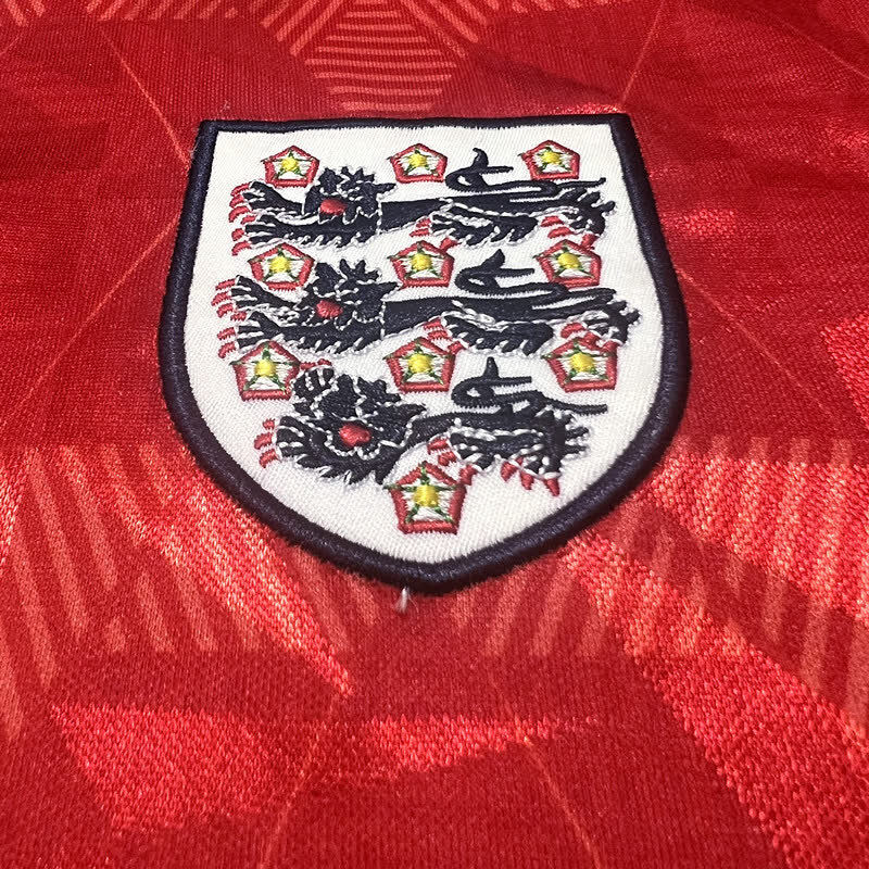 Football Shirt England 90-91 Away Retro extra 4