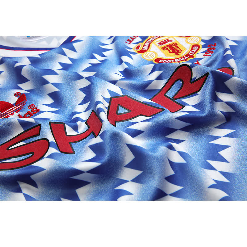 Football Shirt Manchester United Away League Cup Final 90-92 Retro extra 3