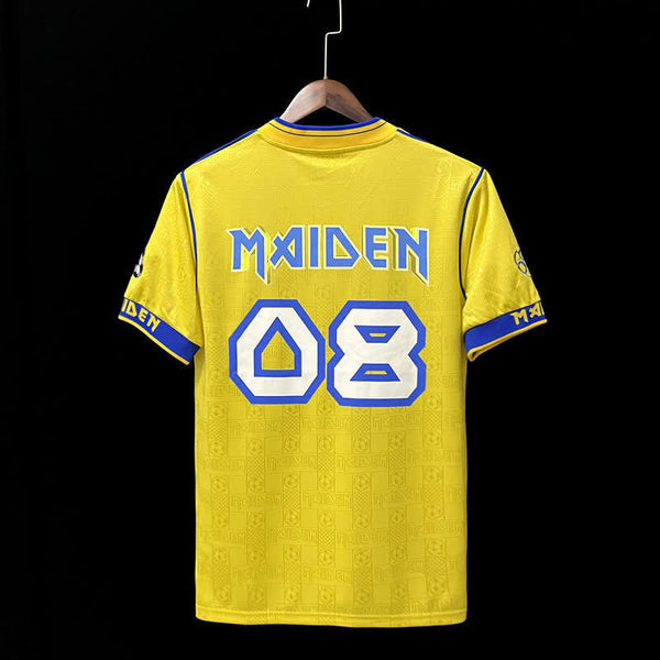 Football Shirt West Ham United Iron Maiden Yellow 25-26 back