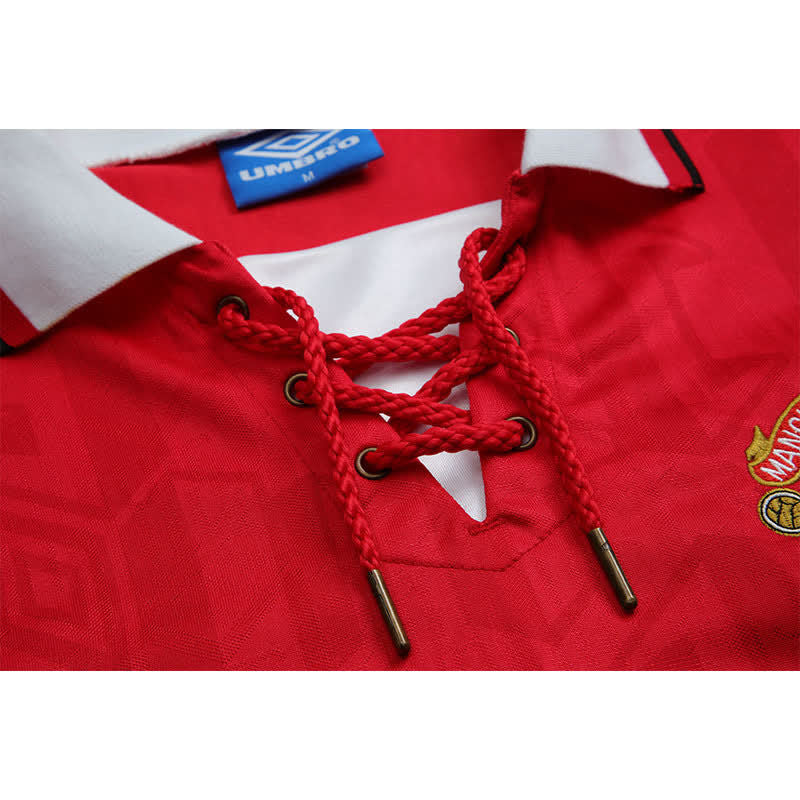 Football Shirt Manchester United Home 92-94 Long Sleeve extra 3