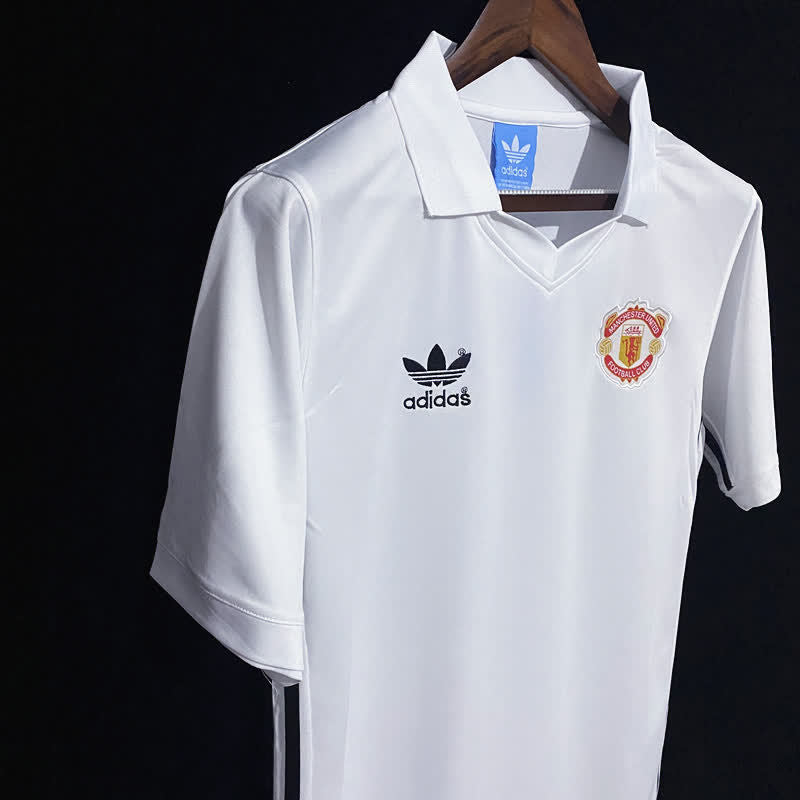 Football Shirt Manchester United Away 1980 Retro extra 3