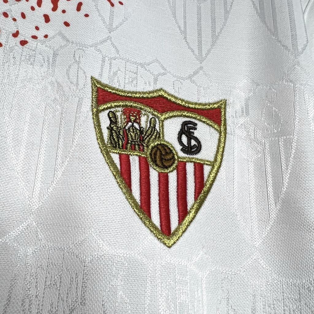 Football Shirt Sevilla FC Home 93-94 Retro extra 3