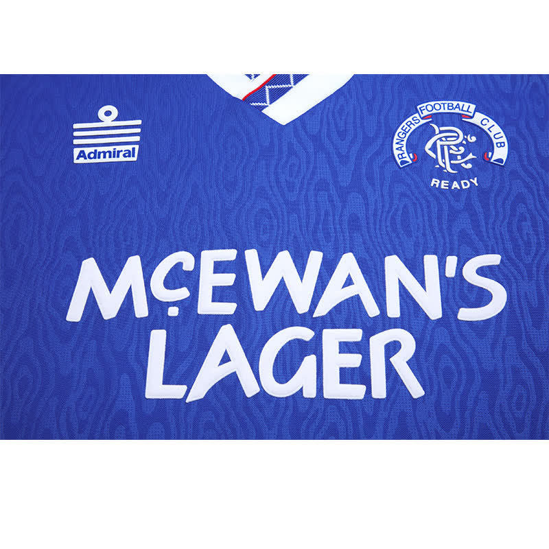 Football Shirt Rangers FC Home 90-92 Retro extra 3