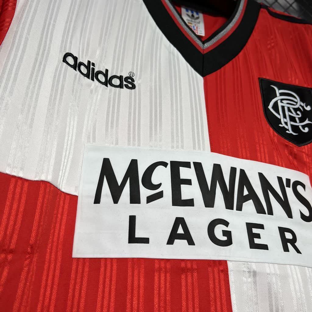 Football Shirt Rangers Away 95-96 Retro extra 3