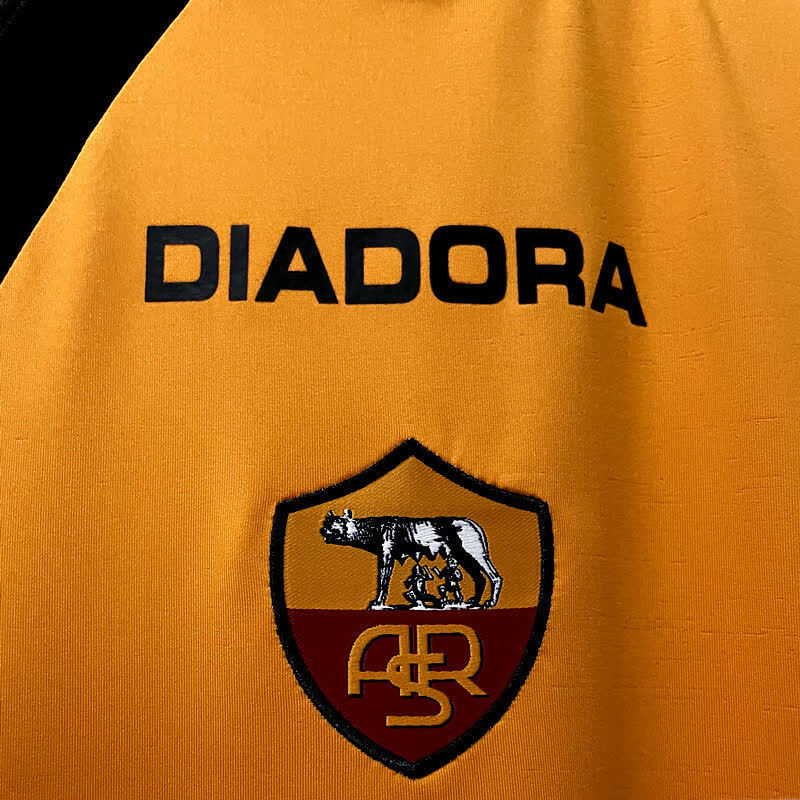 Football Shirt AS Roma Yellow 05-06 Retro extra 3