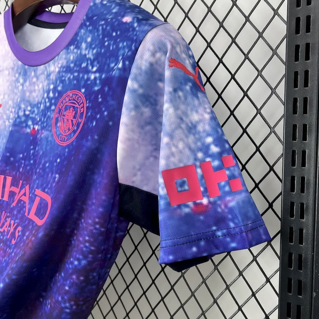 Football Shirt Manchester City Purple Concept 25-26 extra 3