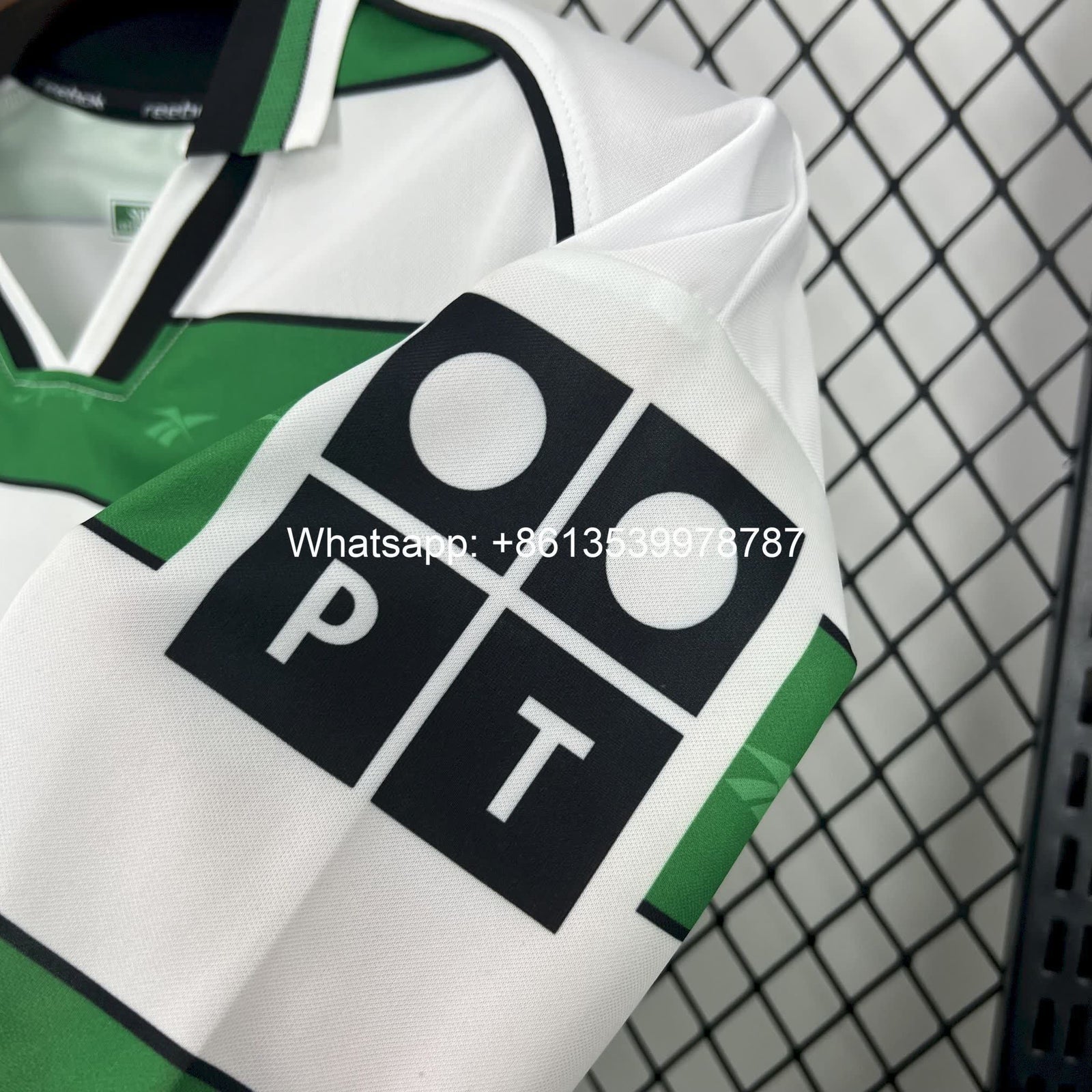 Football Shirt Sporting CP Home 00-01 extra 3