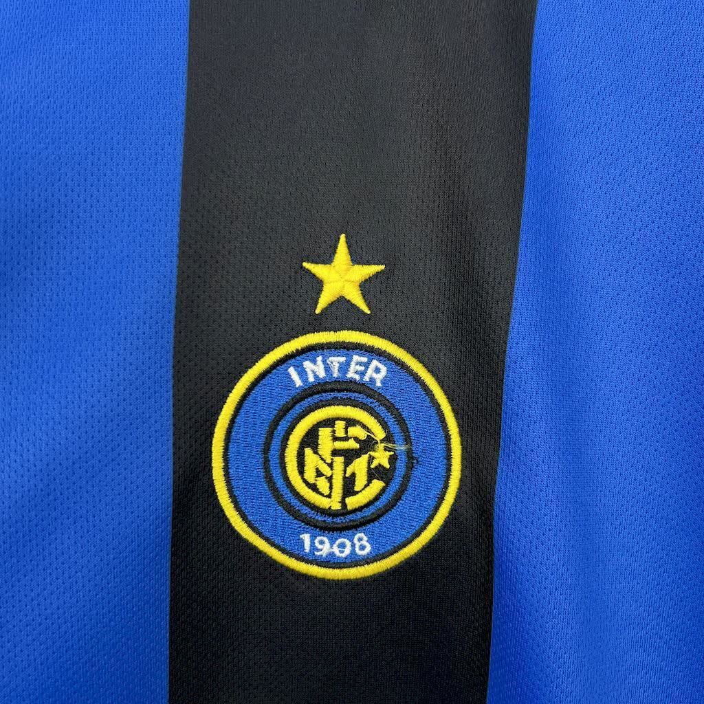 Football Shirt Inter Milan Home 04-05 Long Sleeves Retro extra 3