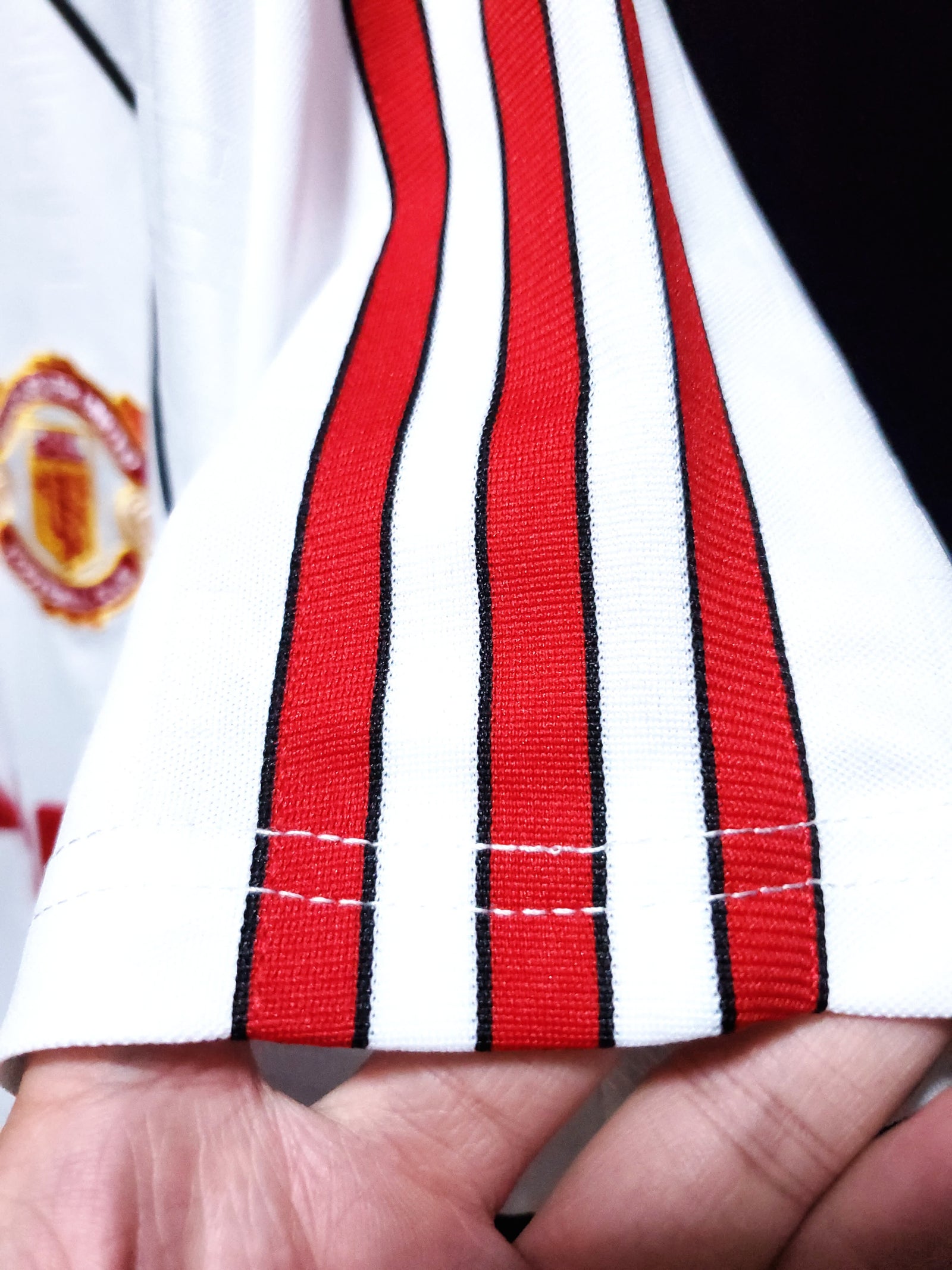 Football Shirt Manchester United Away 88-89 Retro extra 3