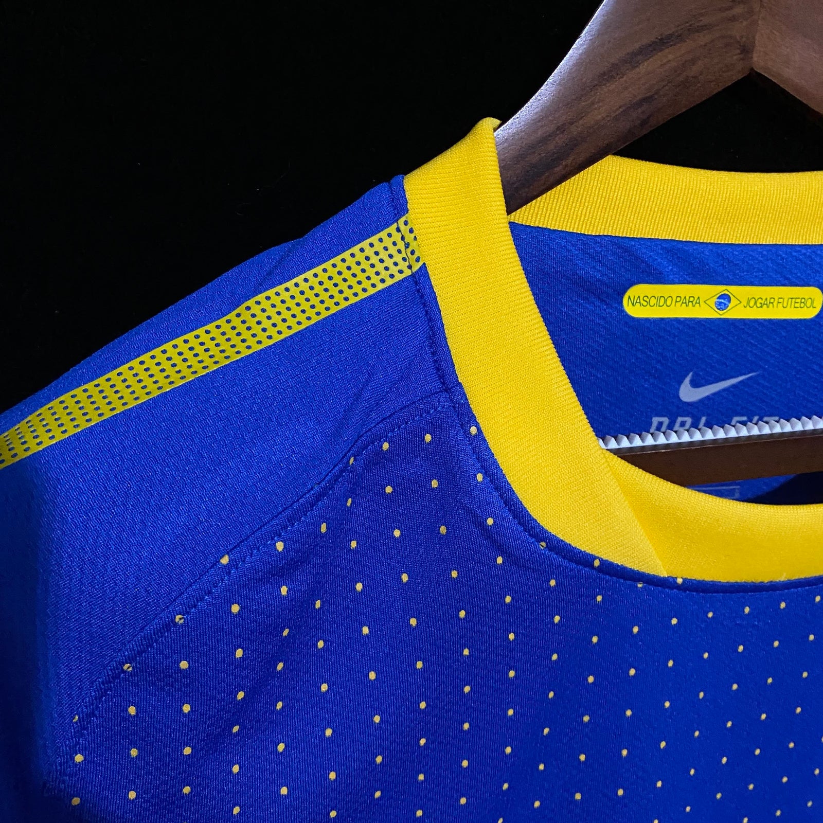Football Shirt Brazil Away 10-11 Retro extra 3