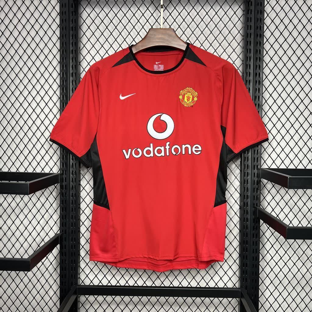 Football Shirt Manchester United Home 02-04 Retro extra 3