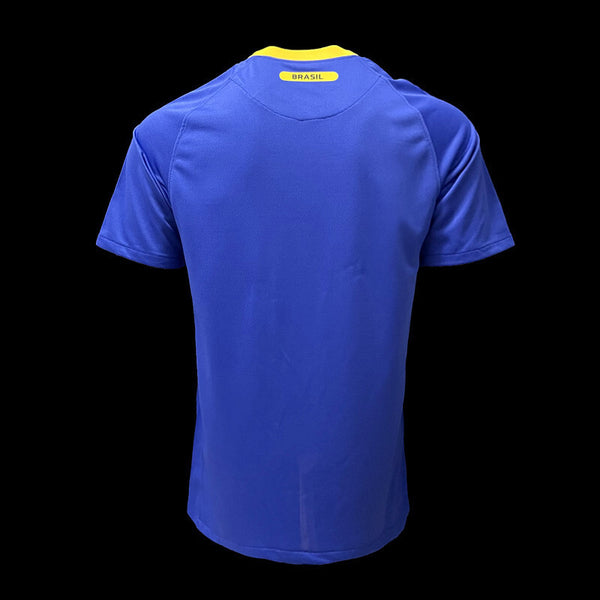 Football Shirt Brazil Away 2010 Retro back