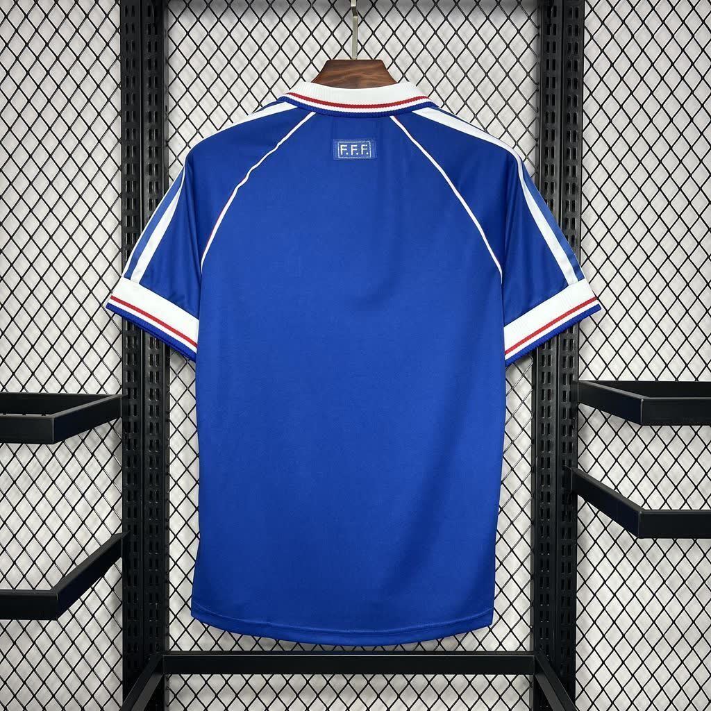 Football Shirt France Home 1998 Retro back