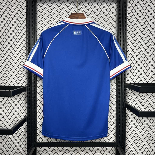 Football Shirt France Home 1998 Retro back
