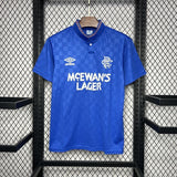Football Shirt Rangers FC Home 87-90 Retro extra 3