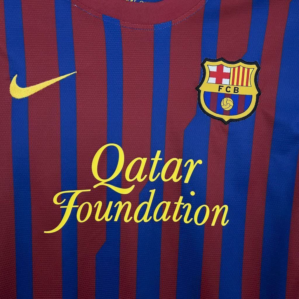Football Shirt FC Barcelona Home 11-12 Long Sleeves Retro extra 4
