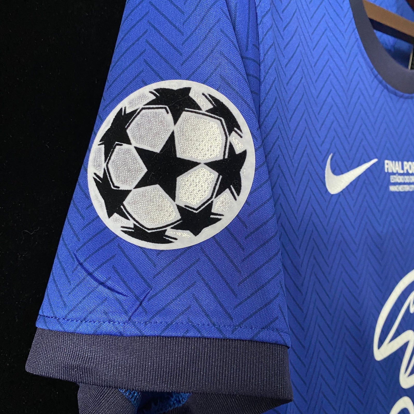 Football Shirt Chelsea Home 20-21 Champions League Final extra 4