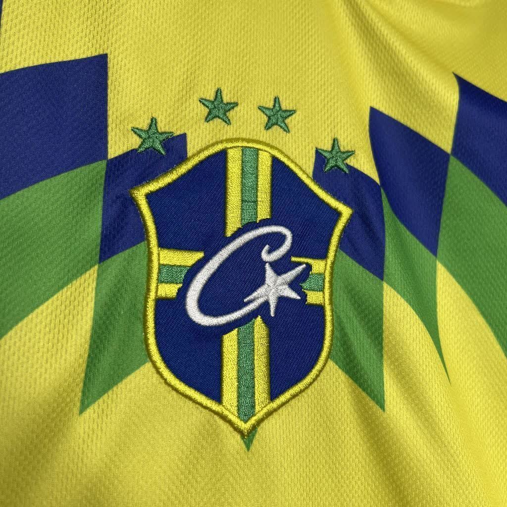 Football Shirt Brazil Home 95-96 Retro extra 4
