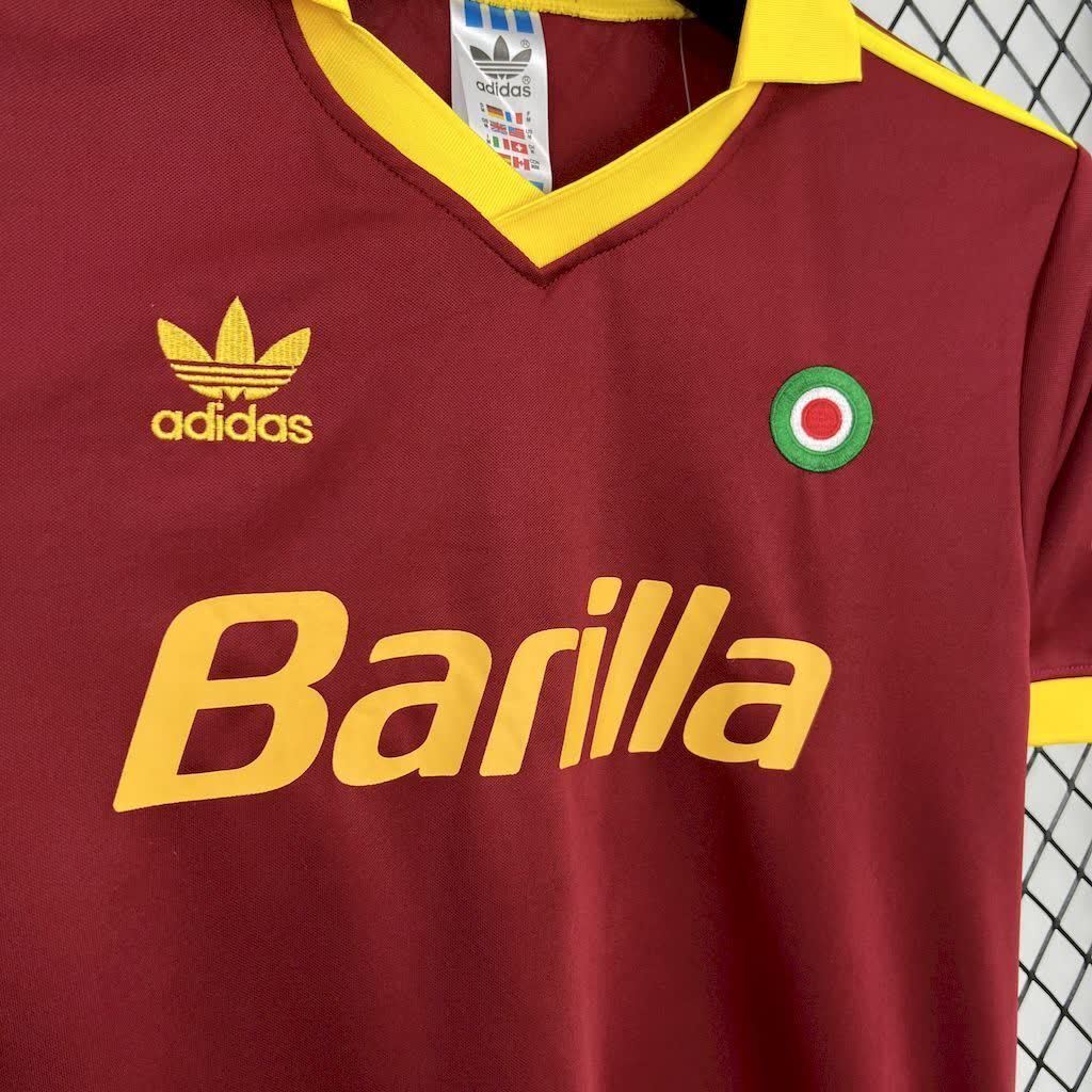 Football Shirt AS Roma Home 92-94 Retro extra 4