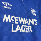 Football Shirt Rangers FC Home 87-90 Retro extra 4