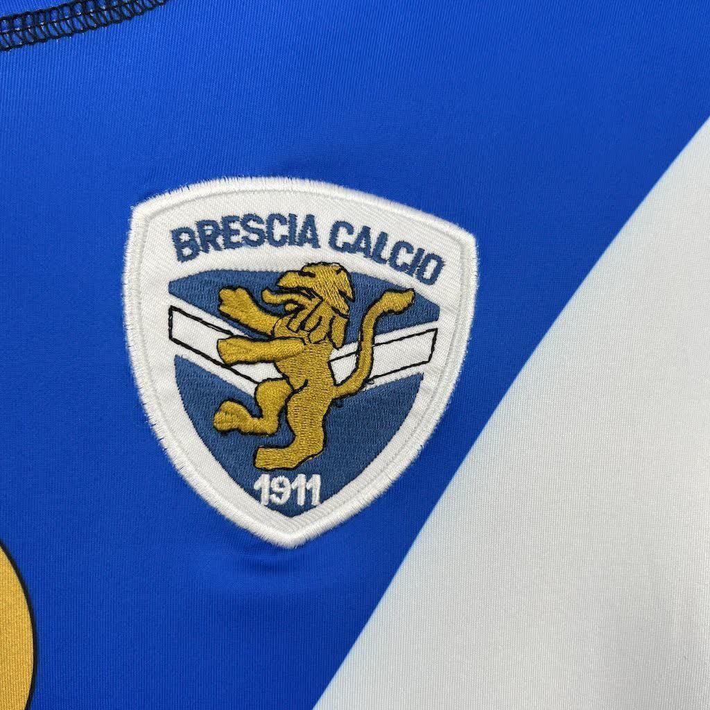 Football Shirt Brescia Home Long Sleeves 03-04 extra 4