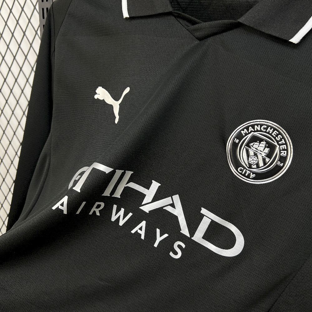 Football Shirt Manchester City Away 25-26 Long Sleeve extra 4