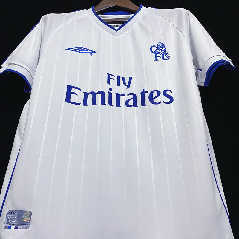 Football Shirt Chelsea Away 01-03 Retro extra 4