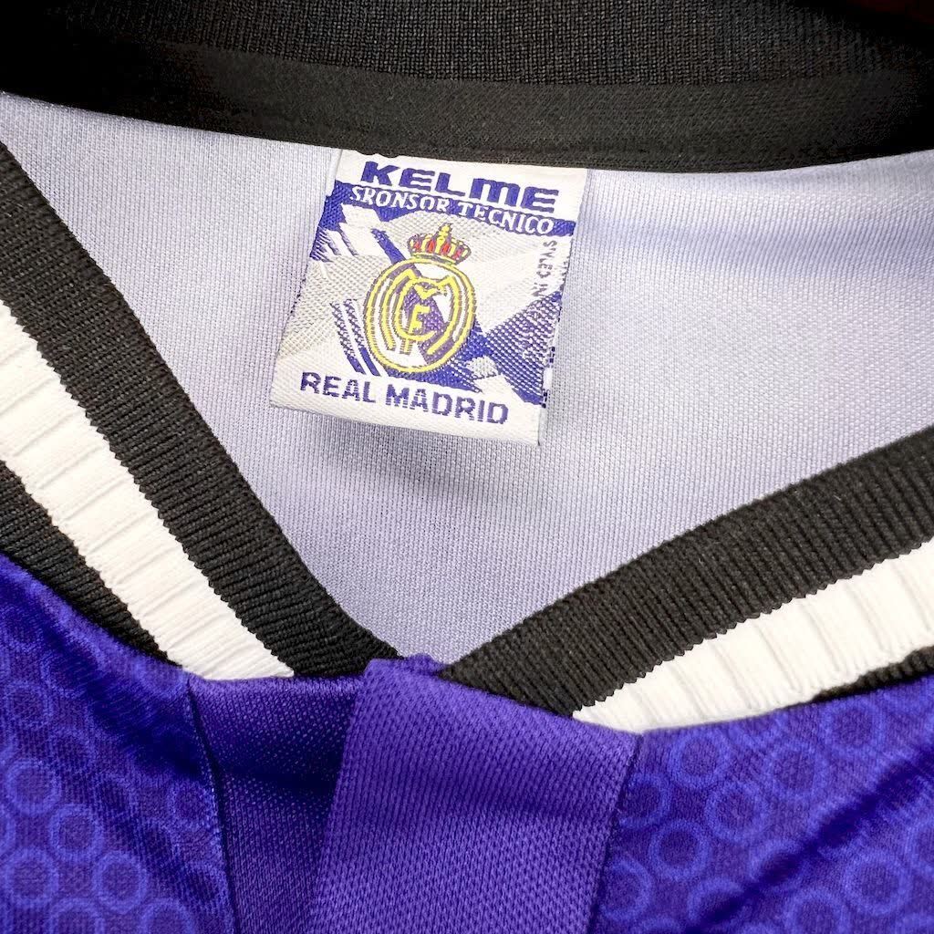 Football Shirt Real Madrid Away 97-98 Retro extra 4